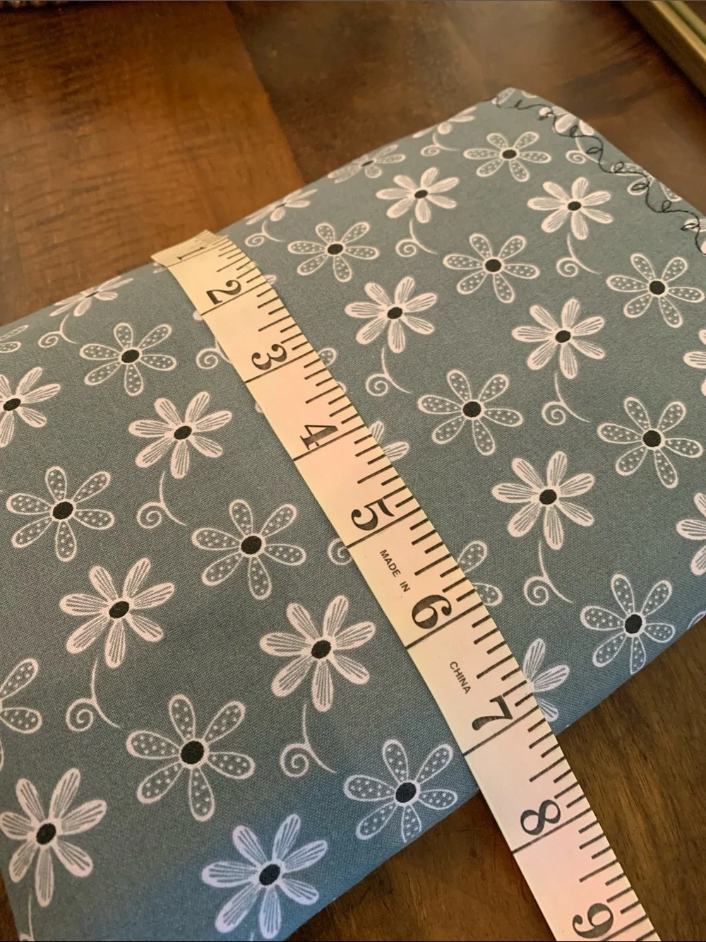 Book Sleeve: Grey & Pink Floral Design - Handmade NWOT